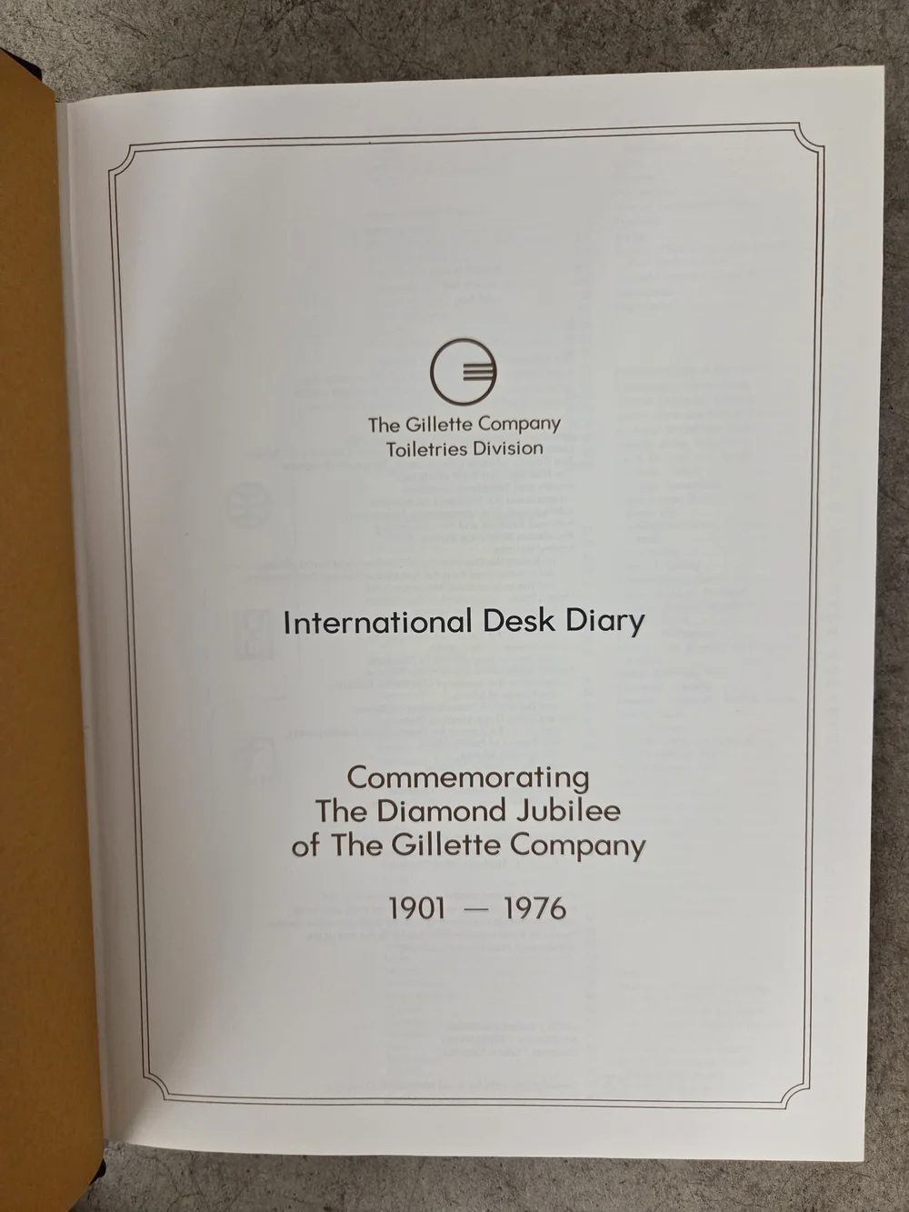 International Desk Diary - White